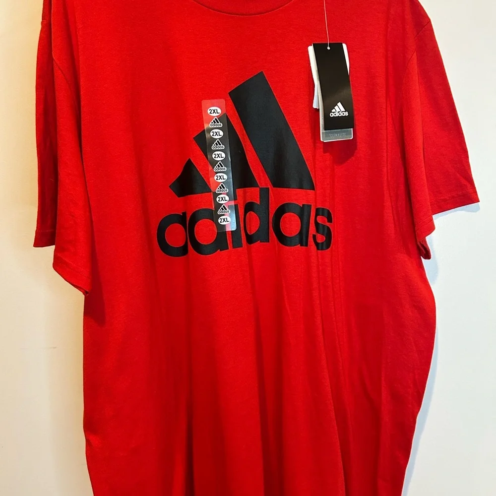 Men’s Adidas Red Short Sleeve Tee